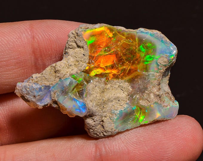 Ethiopian Opal rough -  39X28X10 MM 40.00 Cts KR58-11