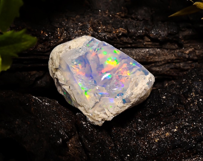 Natural Ethiopian Opal rough ,20x14x10 MM 10.6 Cts. KR14-06