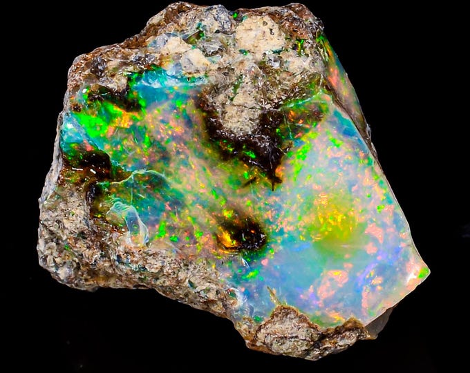 Natural Ethiopian Opal rough ,21x19x13 MM 22.05 Cts. KR03-01