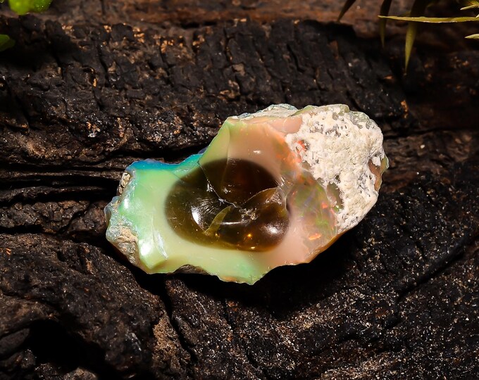 Natural Ethiopian Opal rough ,28X17X15 MM 26.8 Cts. KR14-47