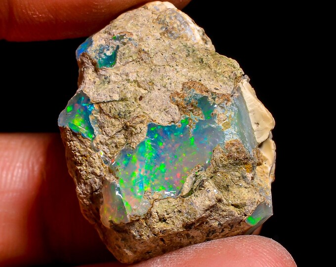 Natural Ethiopian Opal rough - 26X21X12 MM 33.50 Cts. KR47-59