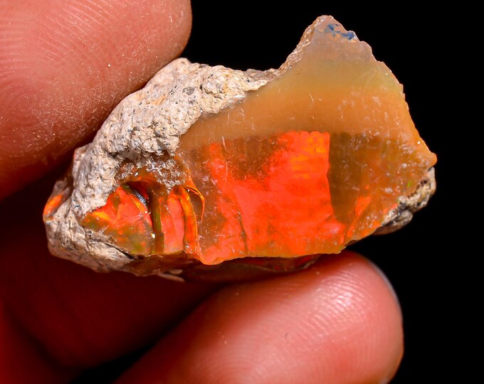 Natural Ethiopian Opal rough - 23X16X9 MM 16.00 Cts. KR46-32