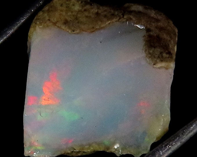opal roughStunning Top Grade Quality 100% Natural Welo Fire Ethiopian Opal Rough Loose Gemstone For Making Jewelry 12X13X08 MM 05.60 Cts.