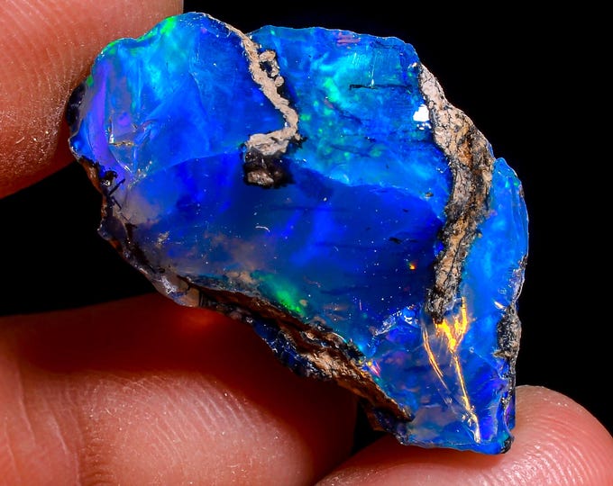 Natural Ethiopian Opal rough - 24X15X13 MM 18.50 Cts. KR46-11