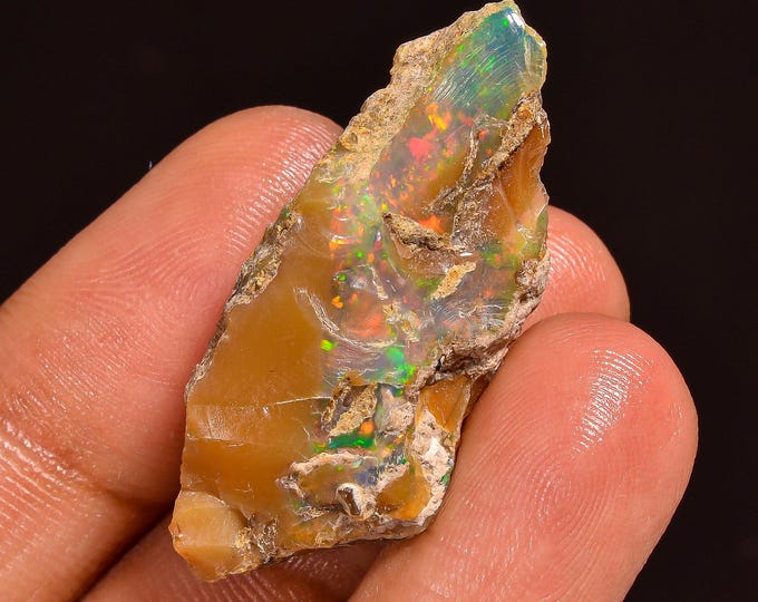 Natural Ethiopian Opal rough -35X15X10MM 19.50 Cts.