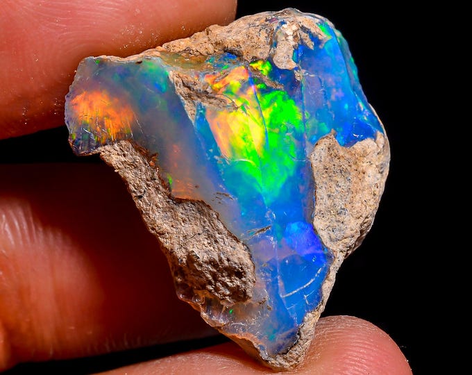Natural Ethiopian Opal rough - 23X17X11 MM 18.50 Cts. KR46-52