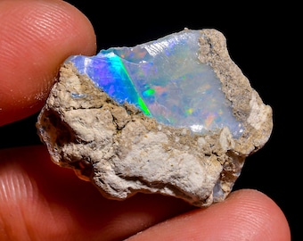 Natural Ethiopian Opal rough - 23X19X6 MM 12.50 Cts. KR46-70