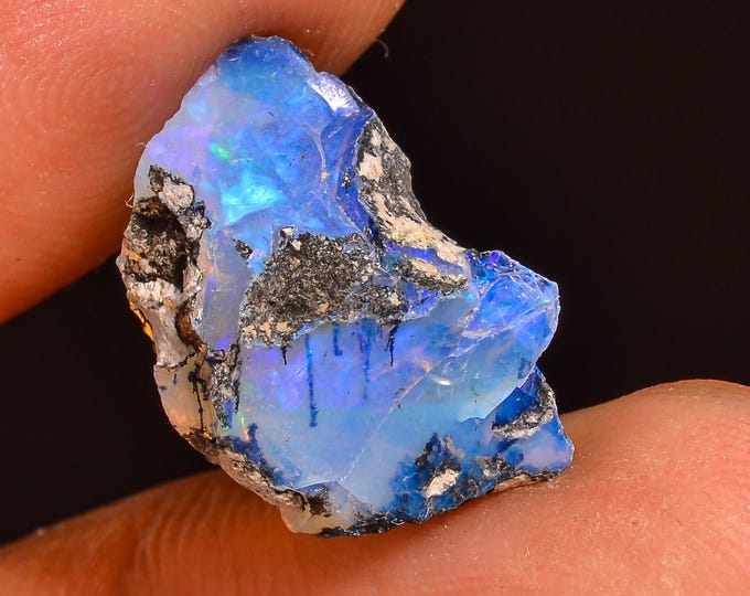 Mind Blowing Top Grade Quality 100% Natural Welo Fire Ethiopian Opal Rough Loose Gemstone For Making Jewelry 16X10X6 MM 04.00 Cts. KR61-91