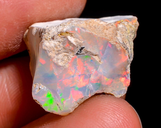 Natural Ethiopian Opal rough - 17X15X11 MM 11.00 Cts. KR46-89