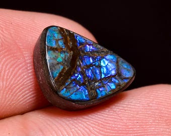Awesome Top Grade Quality 100% Natural Ammolite Fancy Shape Cabochon Loose Gemstone For Making Jewelry 12X9X4 MM 05.50 Cts. KR41-28