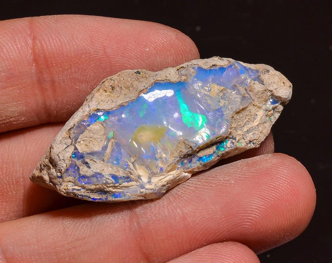 Ethiopian Opal rough -  40X18X11 MM 32.00 Cts. KR58-35