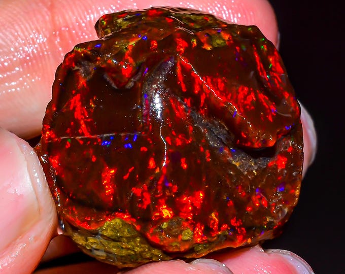 Natural Ethiopian Opal rough,  30X27X25 MM 93.50 Cts. KR45-17