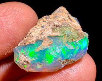 Natural Ethiopian Opal rough ,23X15X9 MM 17.50 Cts. KR47-6