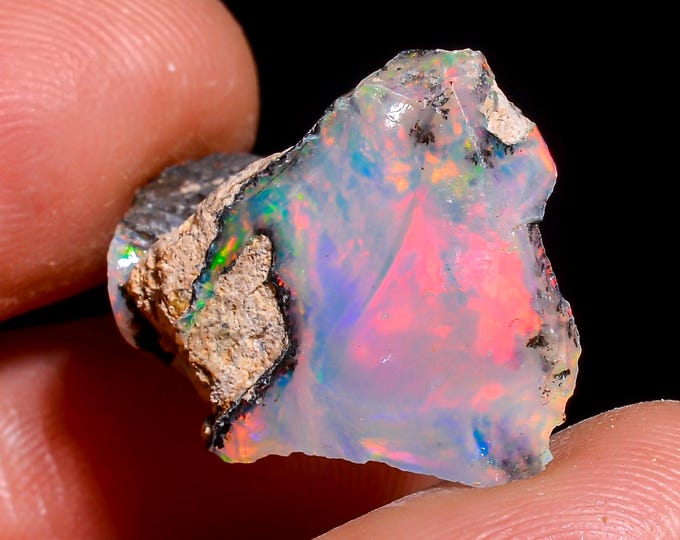 Natural Ethiopian Opal rough - 20X13X10 MM 08.50 Cts. KR46-47