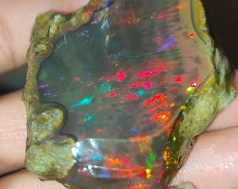 234 Carat Opal Rough Top Quality Natural Ethiopian Opal Rough,Multi Fire Opal Welo Opal Rough,Rainbow Fire Opal Top quality Opal Raw ACH-01