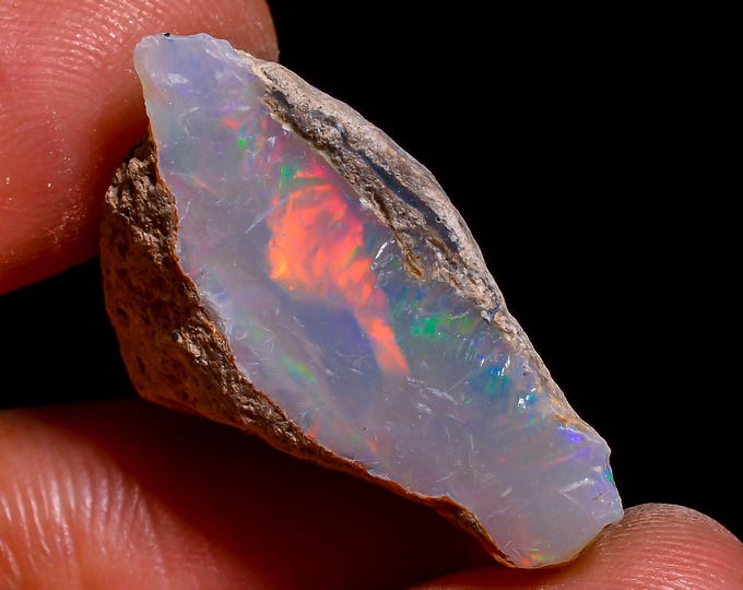 Natural Ethiopian Opal rough - 24X13X10 MM 14.00 Cts. KR46-55