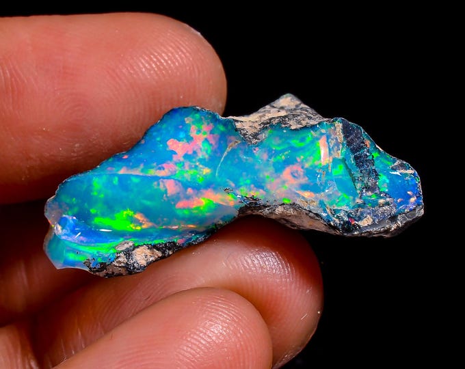 Natural Ethiopian Opal rough ,28X17X9 MM 16.00 Cts. KR47-23