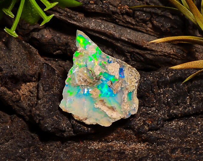 Natural Ethiopian Opal rough ,19X14X08 MM06.00 Cts.Cts KR24-01