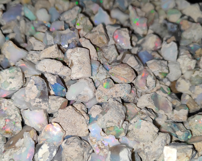 500ct Opal Wholesale lot  Multi Colour Flashy Opal Fire Opal Rough Energy mineral Natural Rare Ethiopian Rough ring Gemstone
