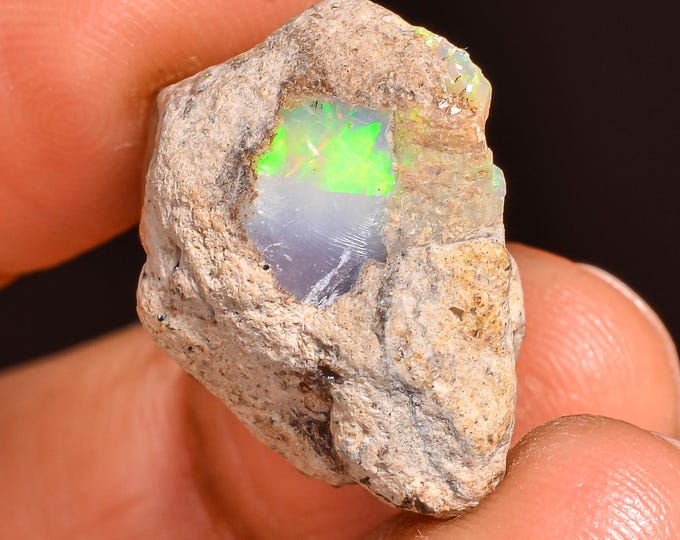 Marvellous Top Grade Quality 100% Natural Welo Fire Ethiopian Opal Rough Loose Gemstone For Making Jewelry 19X15X13 MM 15.50 Cts. KR61-90