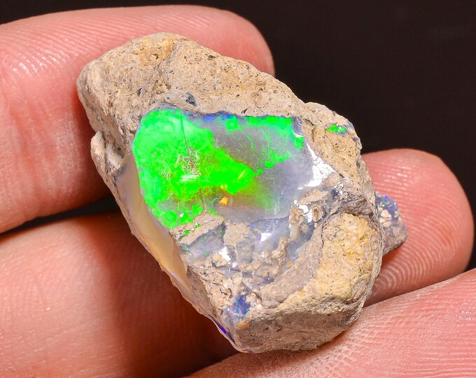 Ethiopian Opal rough -  29X25X16 MM 39.00 Cts. KR58-13