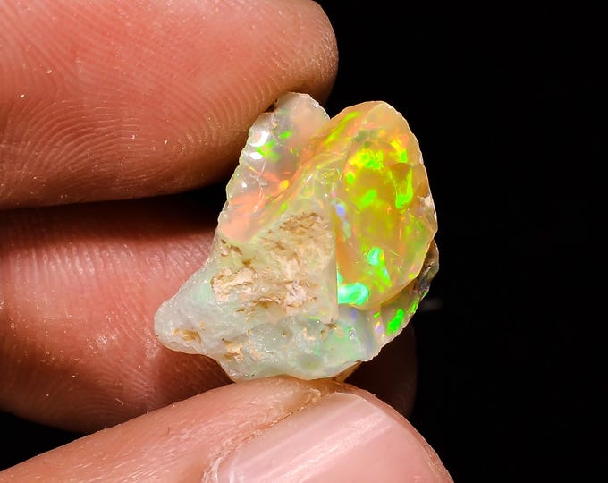 Natural Ethiopian Opal rough ,18X13X12 MM 9.6 Cts. KR14-38