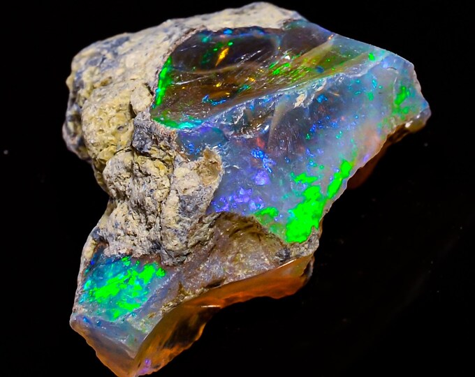 Natural Ethiopian Opal rough ,20x16x10 MM 13.05 Cts. KR03-68