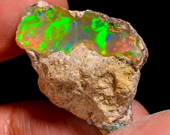 Natural Ethiopian Opal rough - 23X19X12 MM 21.50 Cts. KR47-80