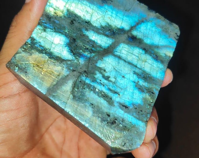 1198.80 Carat. AAA quality 100% natural Multi Blue Labradorite Rough Slab, loose gemstone, For Rikhi Healing.