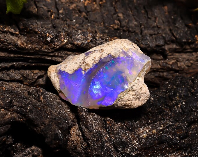 Natural Ethiopian Opal rough ,22x14x10 MM 14.8 Cts. KR14-34