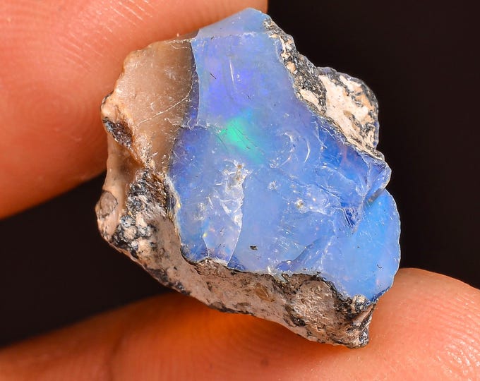 Outstanding Top Grade Quality 100% Natural Welo Fire Ethiopian Opal Rough Loose Gemstone For Making Jewelry 17X13X11 MM 10.50 Cts. KR61-92