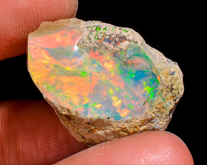 Natural Ethiopian Opal rough - 21X16X10 MM 16.00 Cts. KR47-52