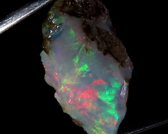 Unique Top Grade Quality 100% Natural Welo Fire Ethiopian Opal Fancy Rough Loose Gemstone For Making Jewelry 12x22x07 MM 09.40 Cts.