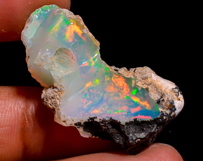 Natural Ethiopian Opal rough -  31X19X10 MM 21.00 Cts. KR47-42