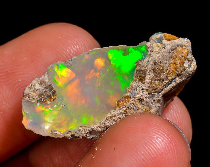 Natural Ethiopian Opal rough -24X12X11 MM 13.00 Cts KR46-31