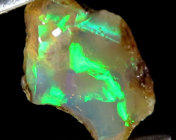 opal roughOPAL Raw Crystals - AA Grade, Large - Bulk Raw Opal, Rough Opal Lot, Welo Opal, 11x13x04mm, 03.20 Carat. Ethiopian opal rough