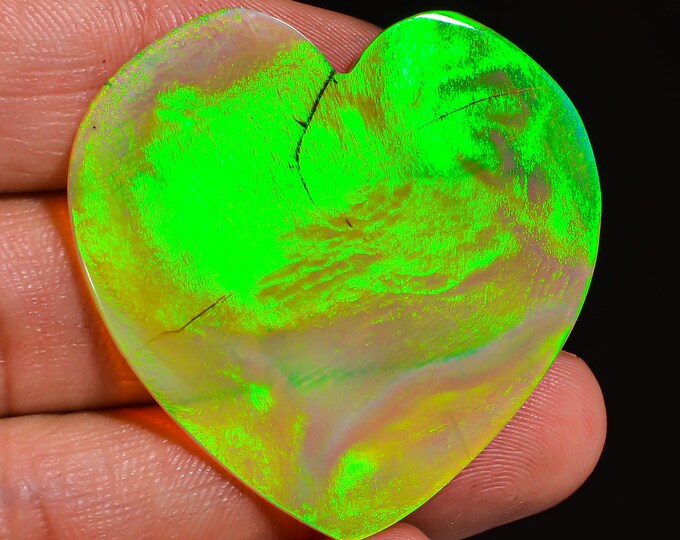 Monarch Opal 16.00 Ct Sterling Fine Opal Gems Fancy Shape Doublet Loose Certified Gemstone Opal For Making Jewelry Stone AAA+ Quality Gem