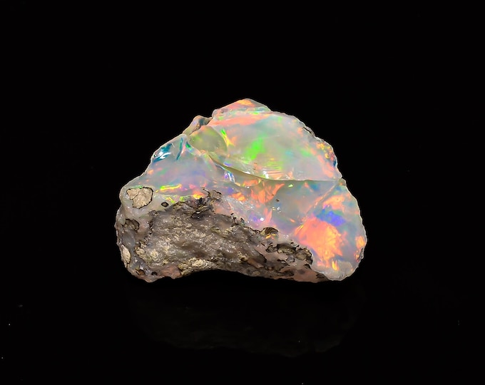 Natural Ethiopian Opal rough ,22X21X11 MM 18.45 Cts. KR14-35