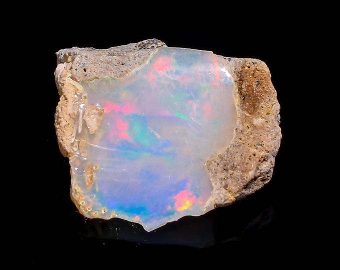 Natural Ethiopian Opal Rough Lot, Welo Fire Opal Raw, Opal Crystal, Raw Opal Stone Opal, Dry Opal Gemstone Raw 14.50 Cts., 22X21X08MM.