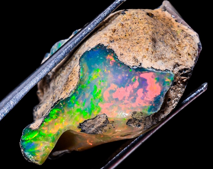 Natural Ethiopian Opal rough ,31X25X13 MM 31.00 Cts.KR02-55