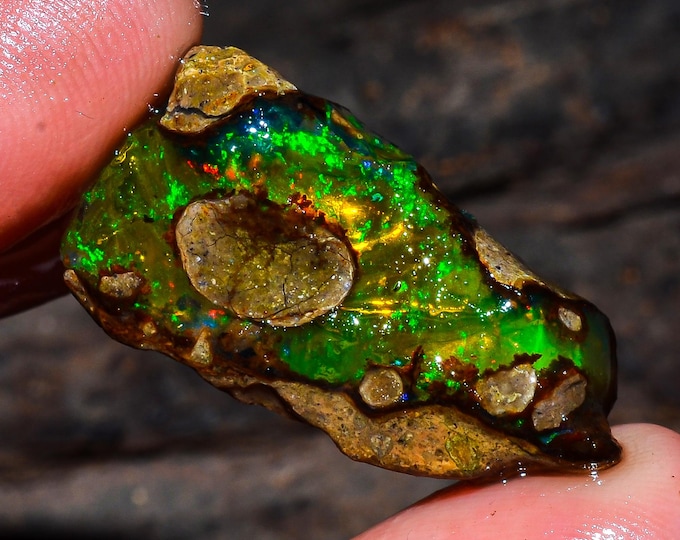 Opal Rough Gemstone, Natural Crystal Opal Rough,Welo Fire Crystal Opal, Flashy Fire Specimens Ethiopian Opal Raw, Oil Opal Rough, 10.00 Cts.