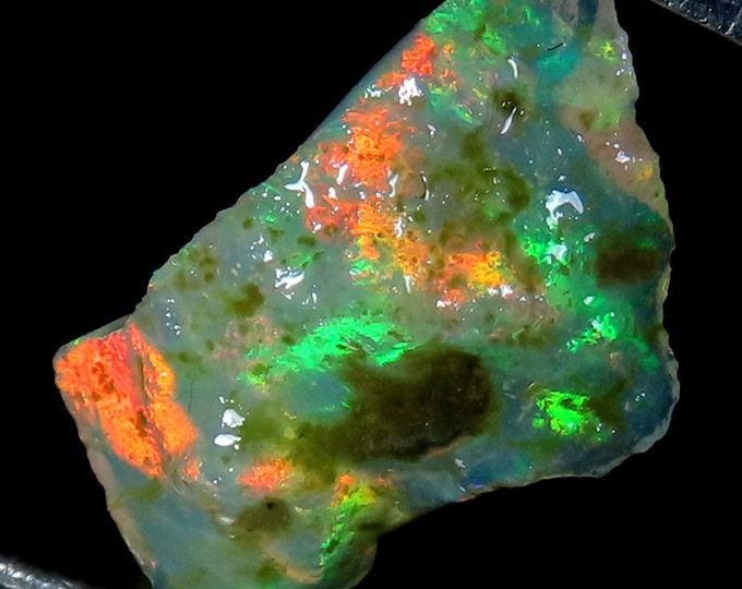 opal roughAttractive Top Grade Quality 100% Natural Welo Fire Ethiopian Opal Rough Loose Gemstone For Making Jewelry 06x13x06 MM 02.70 Cts.