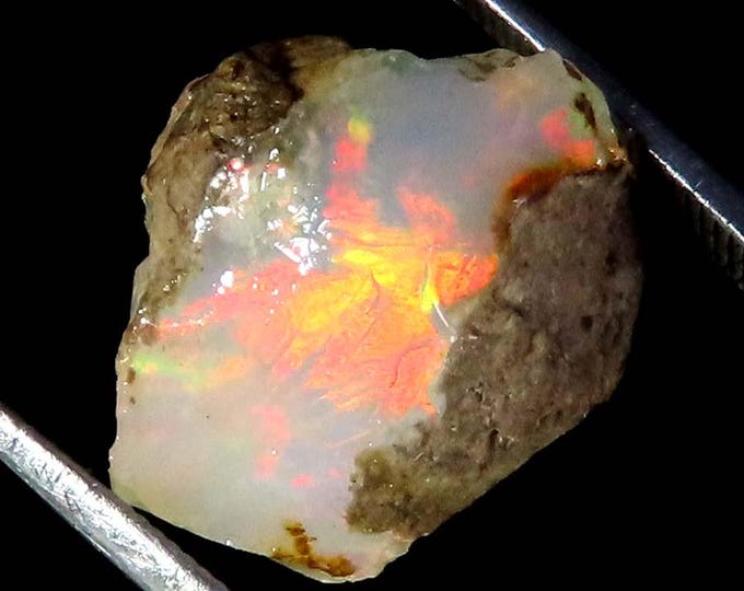 Natural Ethiopian Opal rough ,13x16x08 MM 6.50 Cts. MS06-43
