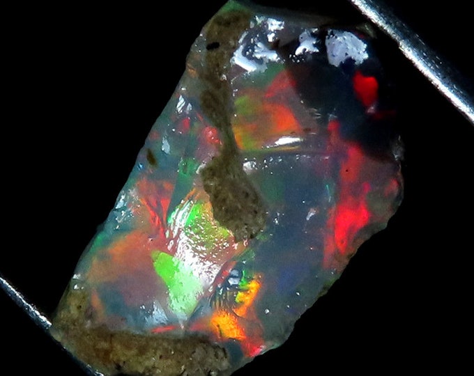 opal rough Outstanding Top Grade Quality 100% Natural Welo Fire Ethiopian Opal Rough Loose Gemstone For Making Jewelry 07X17X06 MM 05.60 Cts
