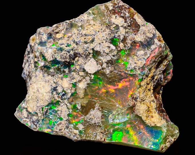 Natural Ethiopian Opal rough , 19x18x11 MM 17.05 Cts. KR03-34