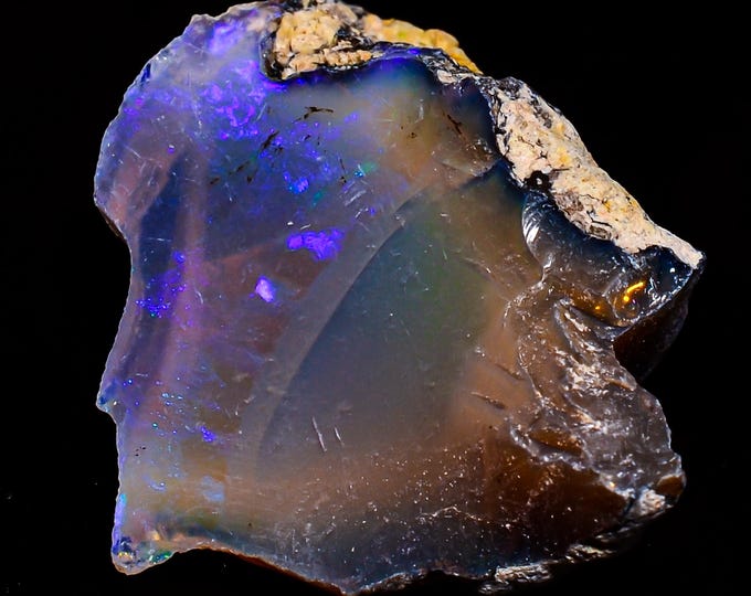 Natural Ethiopian Opal rough , 22x20x08 MM 13.05 Cts. KR03-02