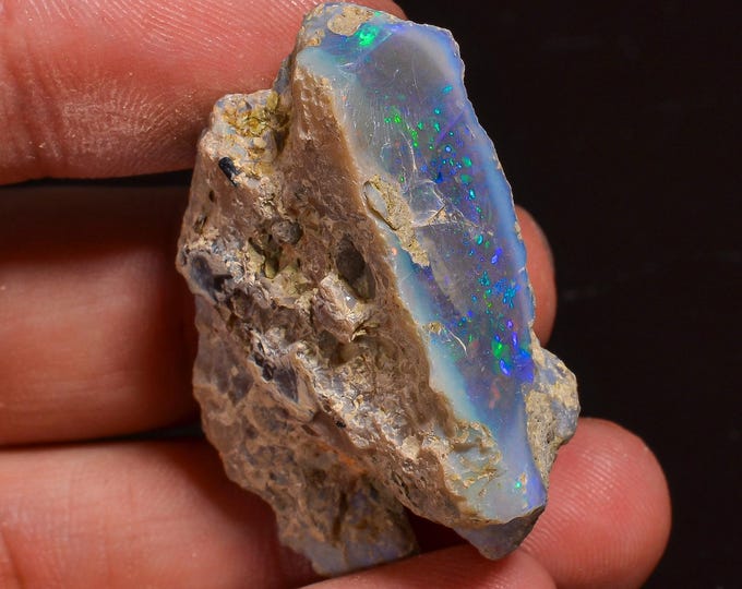 Elegant Top Grade Quality 100% Natural Welo Fire Ethiopian Opal Fancy Rough Loose Gemstone For Making Jewelry 39X26X14 MM 58.00 Cts. KR58-17