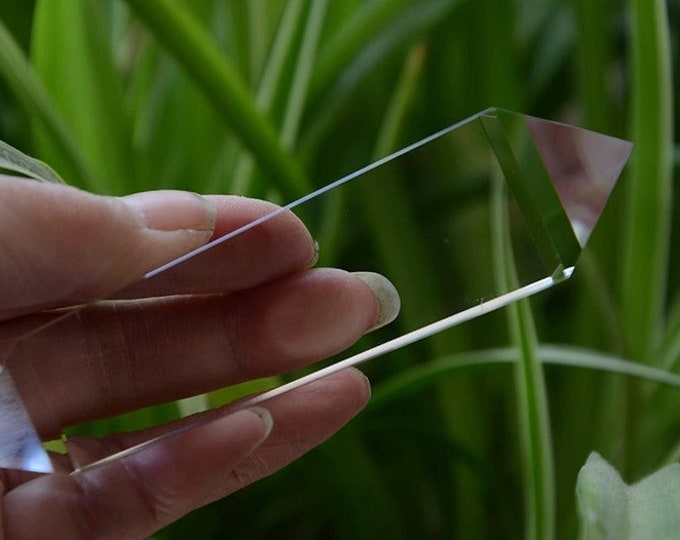 Hand Cut Tibet Indian Himalayan High Altitude Water Clear 4 Sided Crystal Point Quartz Vogel Wand 4.37 Inch Spiritual Reiki Healing