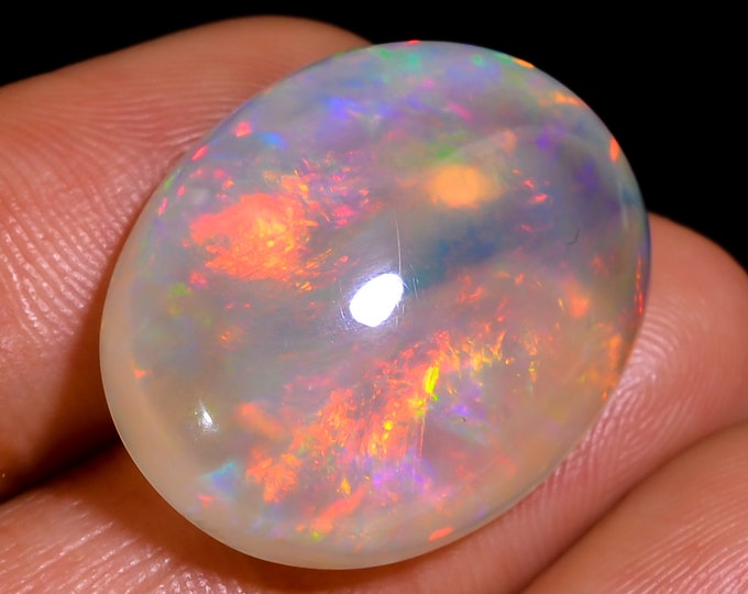16.00 Ct Ethiopian Opal Cabochon - 100% Natural for Jewelry