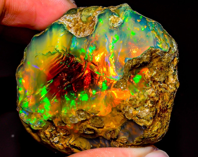 Natural Ethiopian Opal rough, 52X45X30 MM 342.50 Cts.KR45-10
